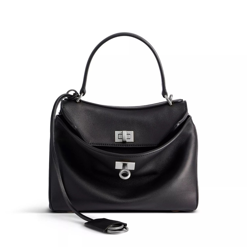 Balenciaga Rodeo Mini Bag Rodeo Mini Leather Shoulder Bag Black